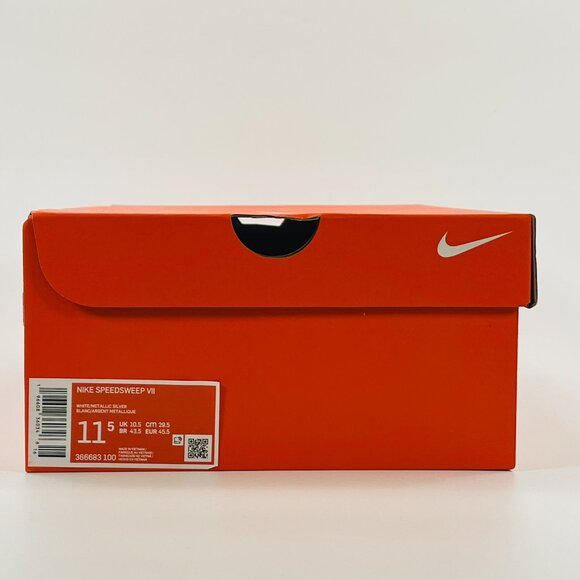 Nike Speedsweep 7 'White Metallic Silver' 366683-100 Wrestling Multi Size - Picture 10 of 10